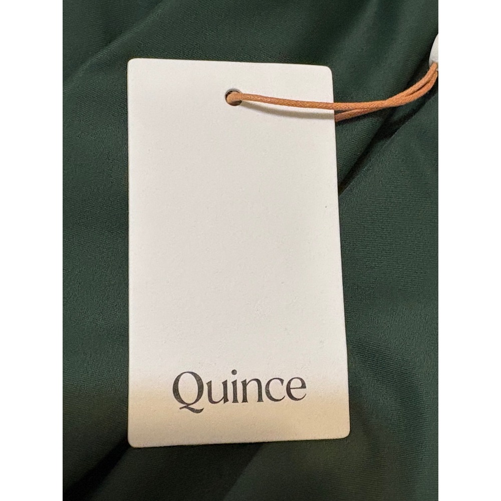 Quince Womens Forest Green Cross Back One Piece Swimsuit ATG001 Size XS NWT - Picture 7 of 9